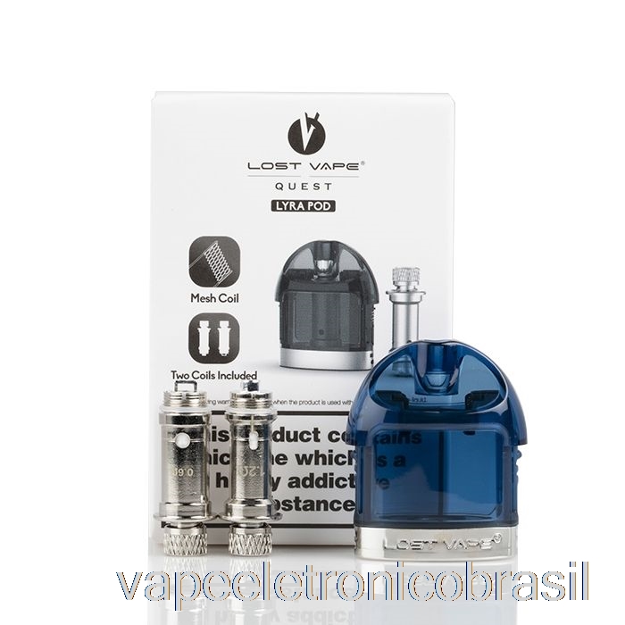 Vape Eletrônico Perdido Vape Lyra Pods De Substituição Azul